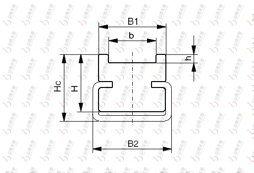 TG-CU CU型单排链条导轨