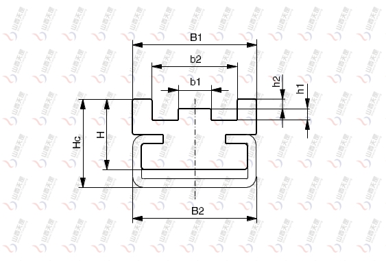 TG-CE CE型钢槽链条导轨